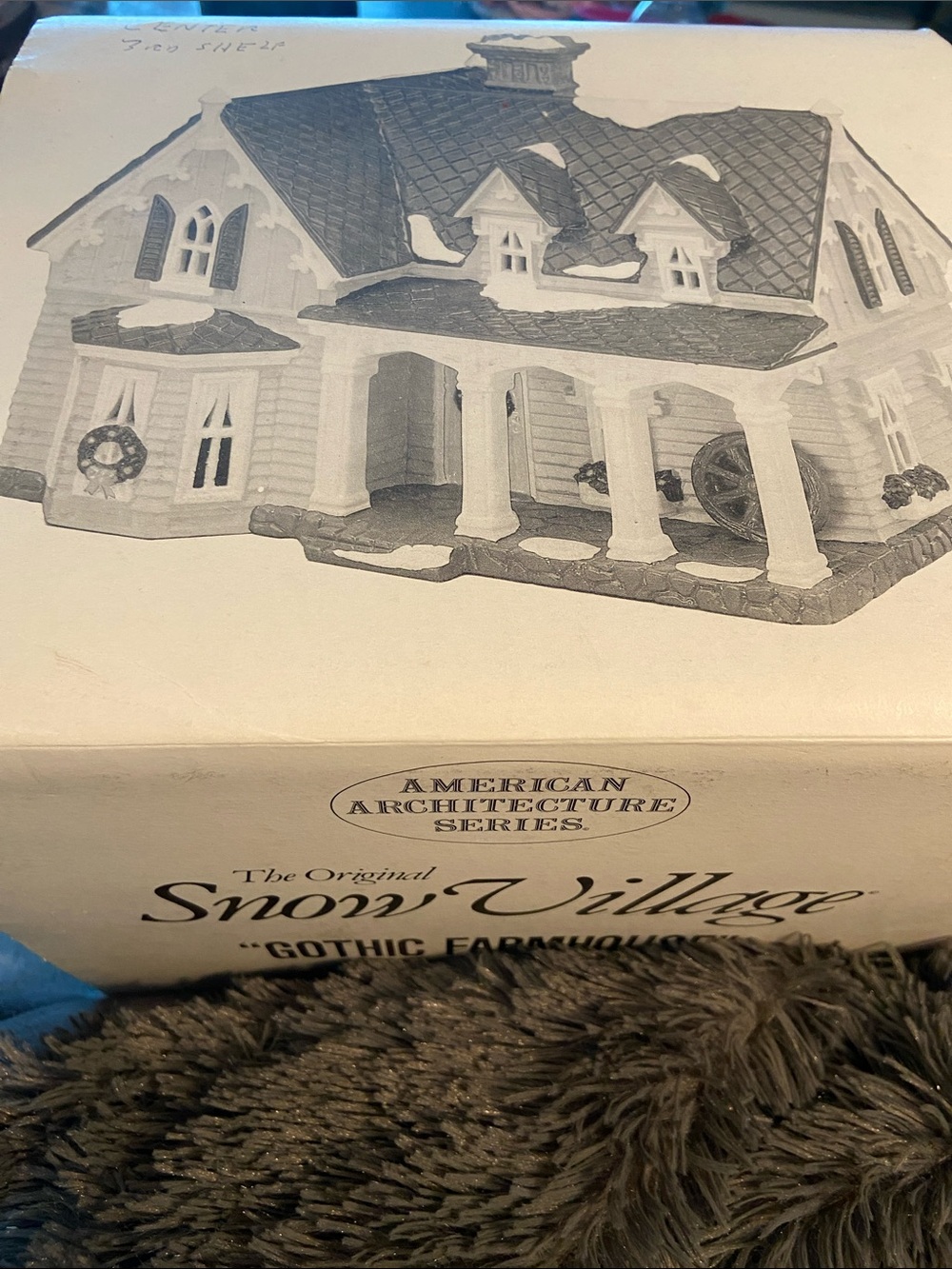 Sept 56 Snow Village Gothic Farmhouse